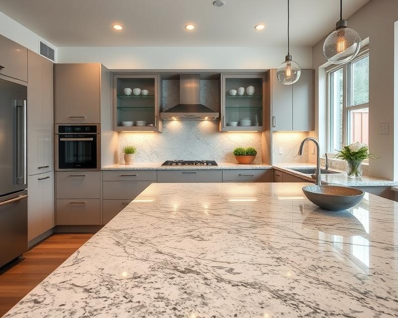 Kuchnia z granitowym blatem – trwałość, estetyka i elegancja