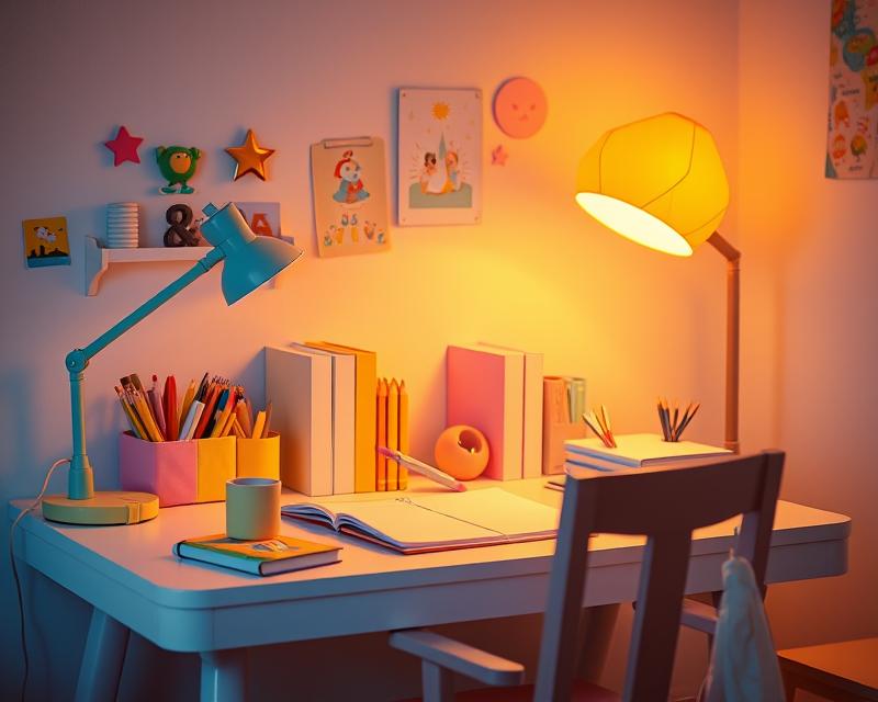 Jak wybrać bezpieczną i funkcjonalną lampkę na biurko dla dzieci