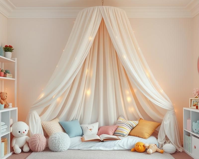 Jak zaprojektować i zamontować baldachim do pokoju dziecięcego