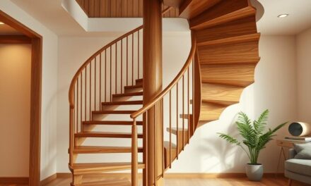 Tani pomysł na schody wewnętrzne: proste, spiralne i tanie wykończenie