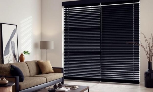 Czarne drewniane żaluzje: stylowe dopasowanie do wnętrz i aranżacje