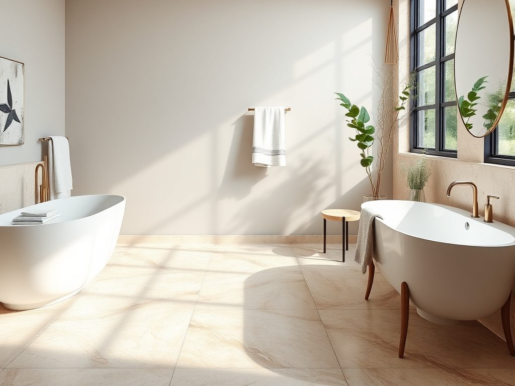 Podłoga w łazience a spójność z mieszkaniem: jak dobrać materiały i kolory, by uniknąć przypadkowych przejść