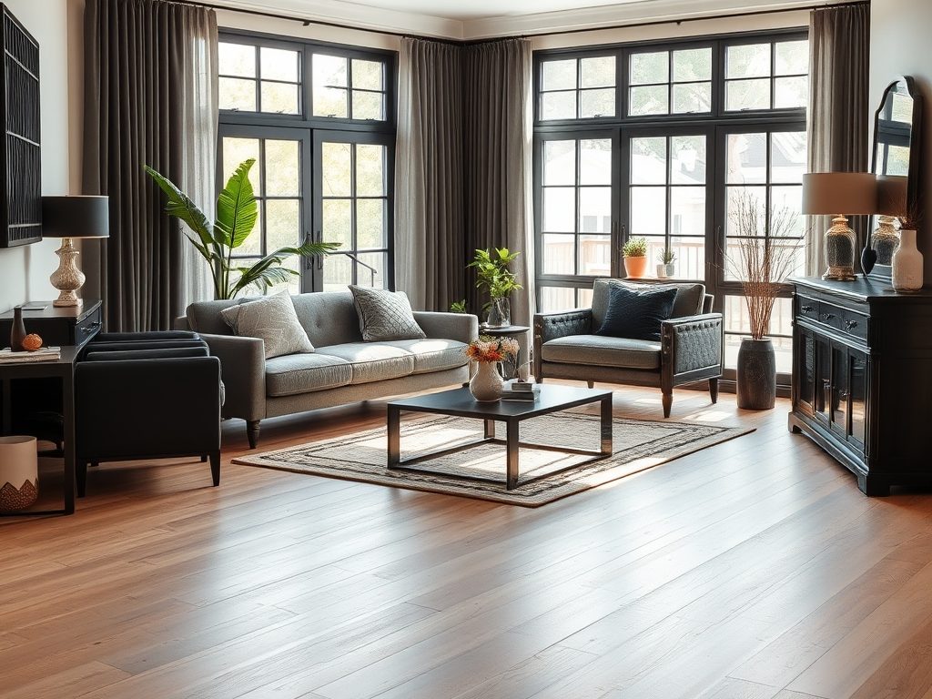 Jaka podłoga najlepiej podkreśli ciemne meble: wybór koloru i materiału dla harmonii i kontrastu wnętrza