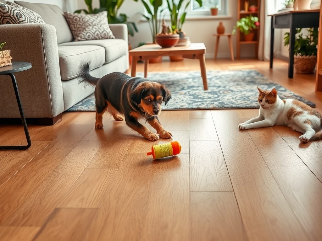 Błędy przy wyborze podłogi do domu ze zwierzętami: jak uniknąć zarysowań i problemów z wilgocią
