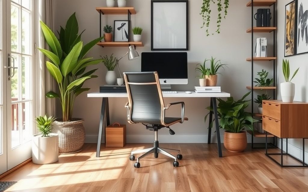 Podłoga do home office: jak wybrać trwałe i komfortowe rozwiązanie sprzyjające pracy zdalnej