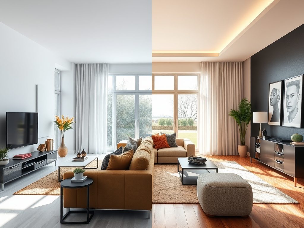 Podłoga do salonu jasna czy ciemna: jak wybrać kolor pod kątem metrażu i stylu wnętrza