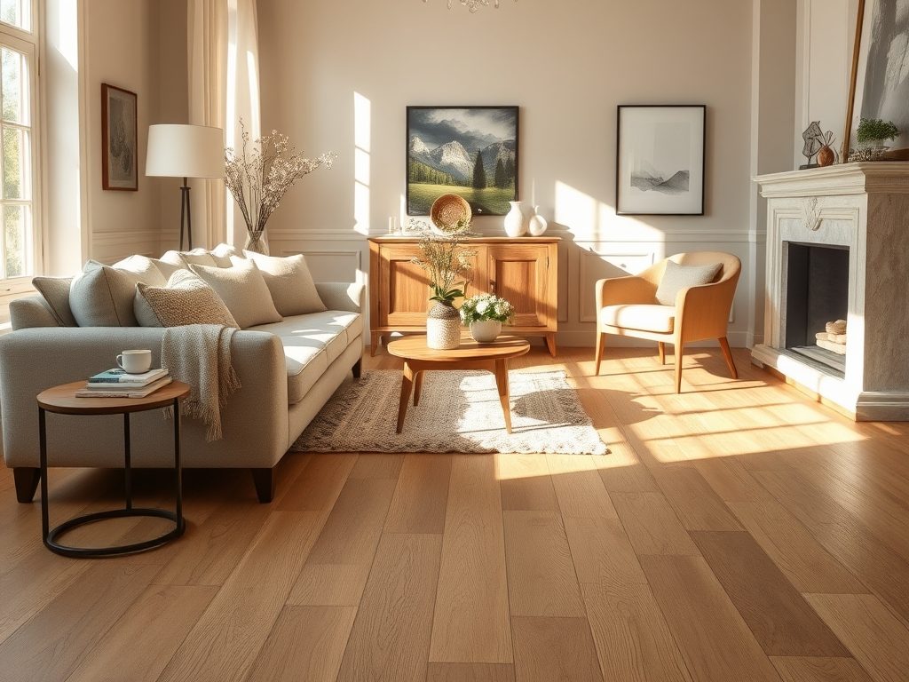 Podłoga dąb naturalny w stylu wnętrza: jak łączyć kolory i wykończenia dla harmonii i elegancji