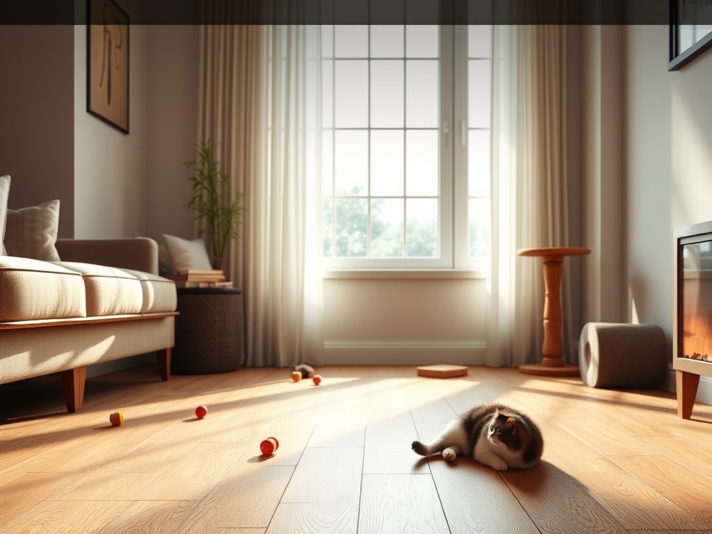 Jak wybrać podłogę odporną na pazury kota i łatwą w utrzymaniu w mieszkaniu ze zwierzętami