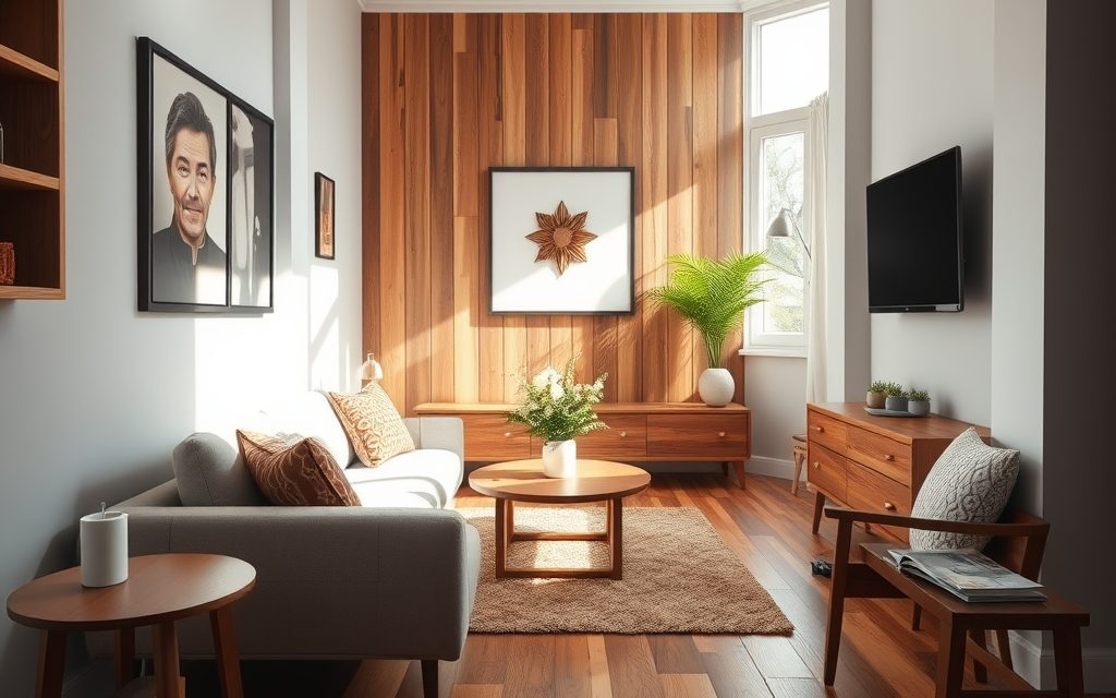 Jak łączyć podłogę z meblami, by stworzyć spójne i estetyczne wnętrze z kontrastem i harmonią kolorów drewna