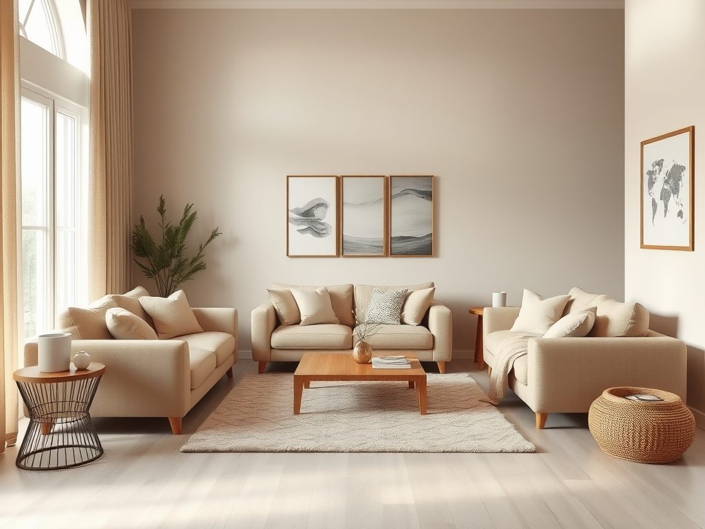 Podłoga do beżowych mebli: jak wybrać kolor i fakturę dla harmonijnej aranżacji wnętrza