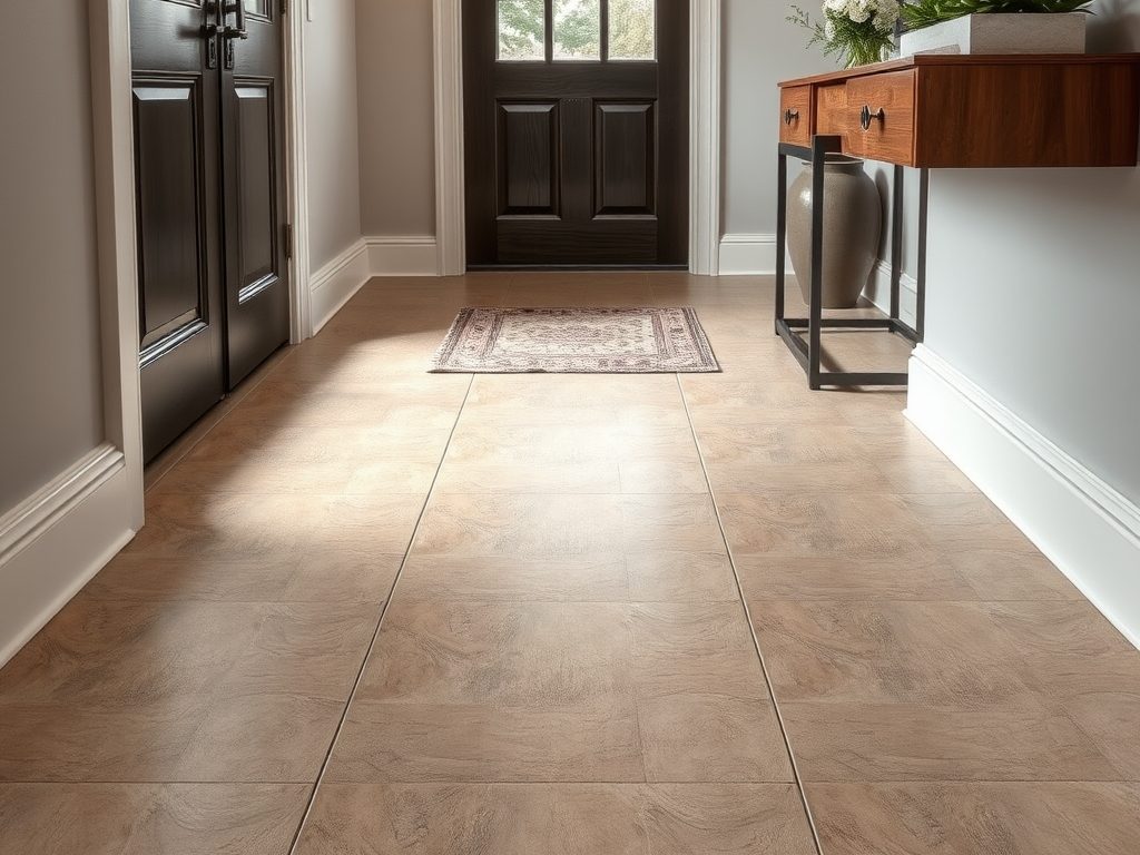 Podłoga do przedpokoju odporna na piasek: jak wybrać trwałe i łatwe w utrzymaniu rozwiązanie na lata