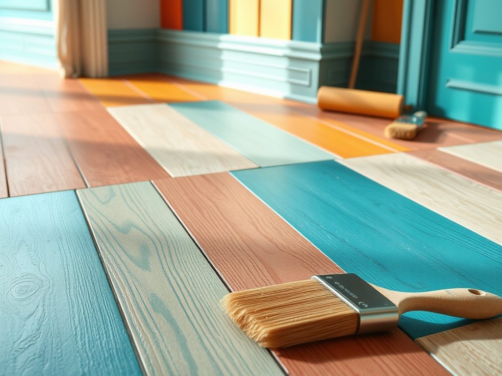 Malowanie podłogi z paneli i płytek: jak przygotować powierzchnię i wybrać trwałą farbę dla efektu na lata