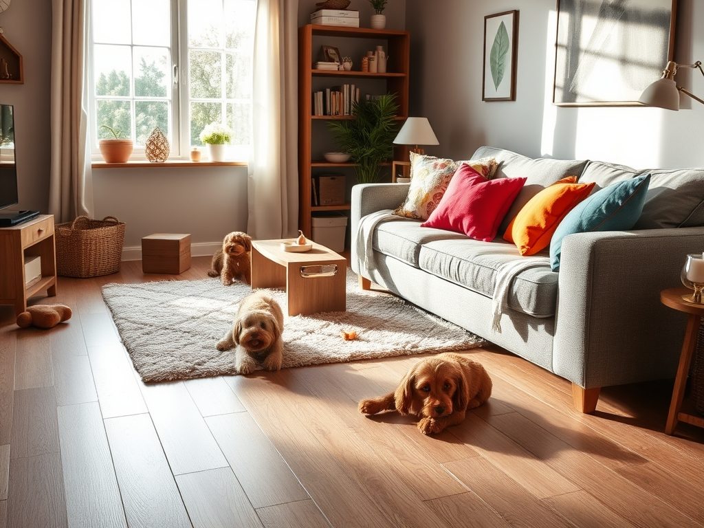 Podłoga do salonu odporna na zarysowania przy dzieciach i zwierzętach – praktyczne rozwiązania i wybór materiałów